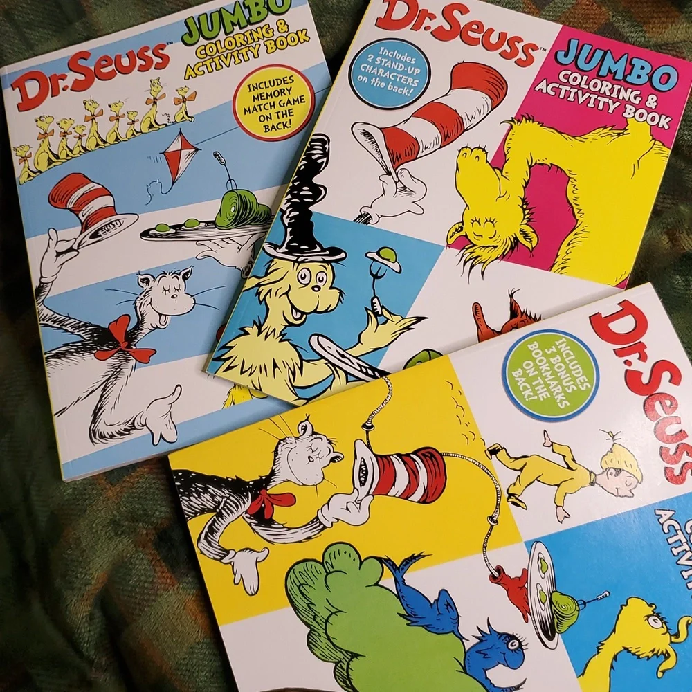 Dr. Suess Coloring and Activity‎ Book Set